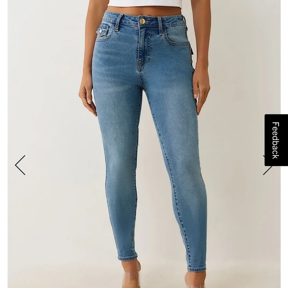 True Religion Light Blue Slim Jeans